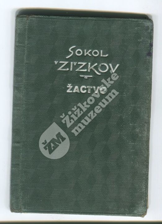 Průkaz Sokol Žižkov - žactvo